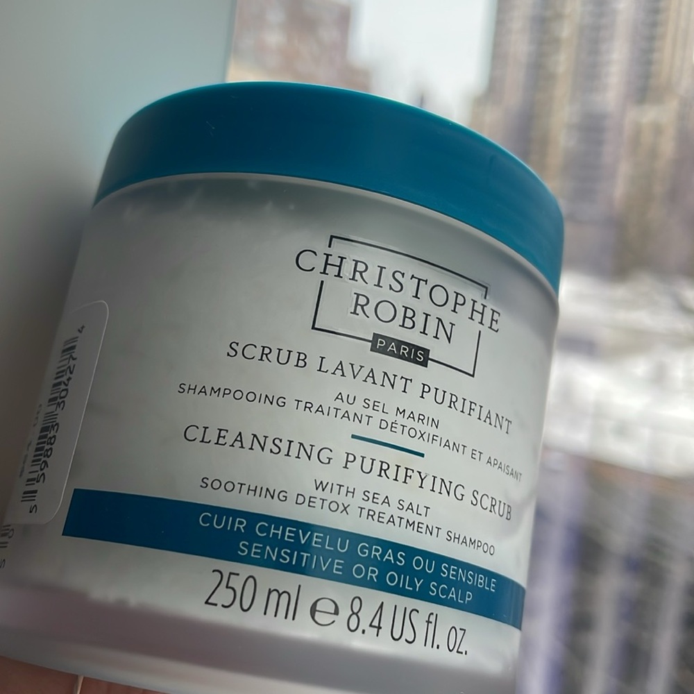 Christophe Robin CLEANSING PURIFYING SCRUB WITH SEA SALT full size 250ml